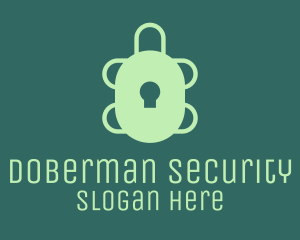 Turtle Security Lock  logo design