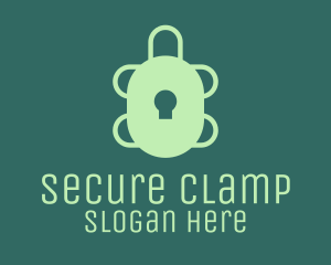 Turtle Security Lock  logo design