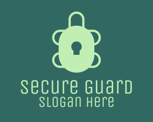 Turtle Security Lock  logo design
