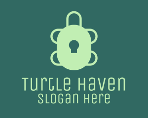 Turtle Security Lock  logo design