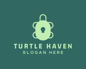 Turtle Security Lock  logo design