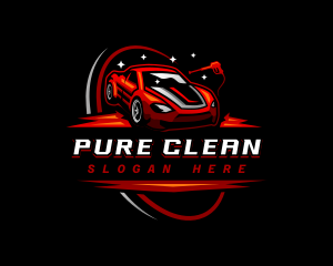 Car Maintenance Cleaning logo design