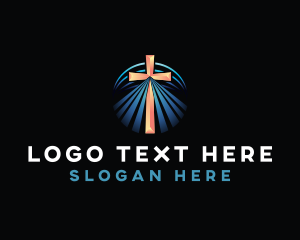 Christian - Cross Faith Religion logo design