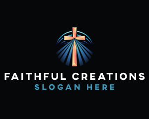 Faith - Cross Faith Religion logo design