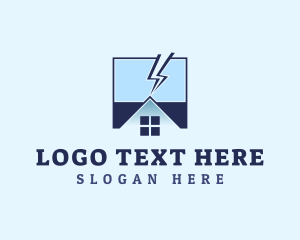 Technician - House Electricity Energy logo design