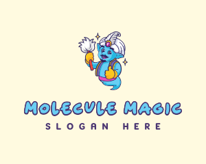 Magic Cleaning Genie logo design