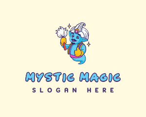 Magic Cleaning Genie logo design