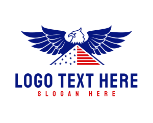 American - Eagle Mountain Democrat logo design