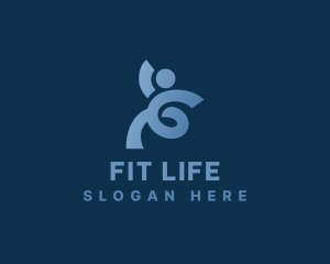 Human Dance Fitness logo design