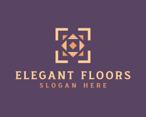 Flooring Tile Pavement logo design