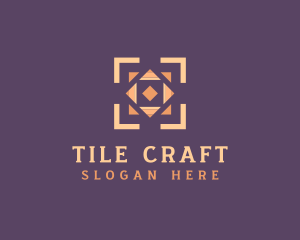 Flooring Tile Pavement logo design