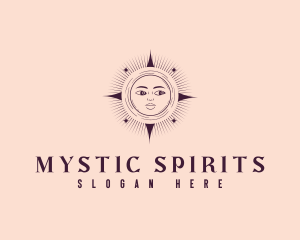 Interstellar Mystical Moon logo design