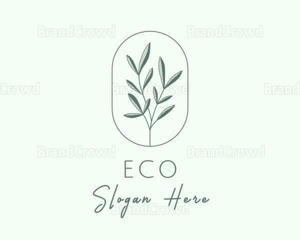 Nature Garden Plant Logo