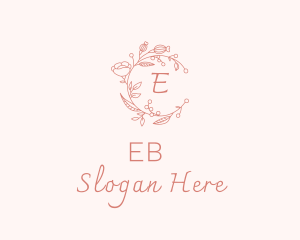 Spa Floral Wreath Logo