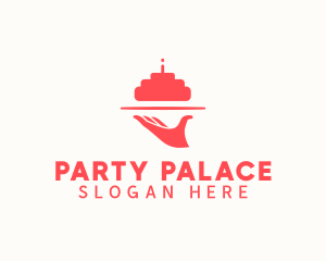 Birthday - Birthday Cake Waiter logo design