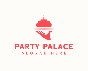 Birthday Cake Waiter logo design