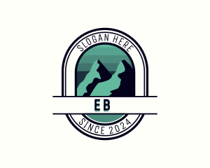 Mountain Peak Hiking Logo