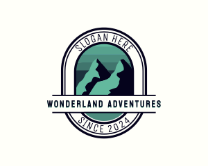 Mountain Peak Hiking logo design