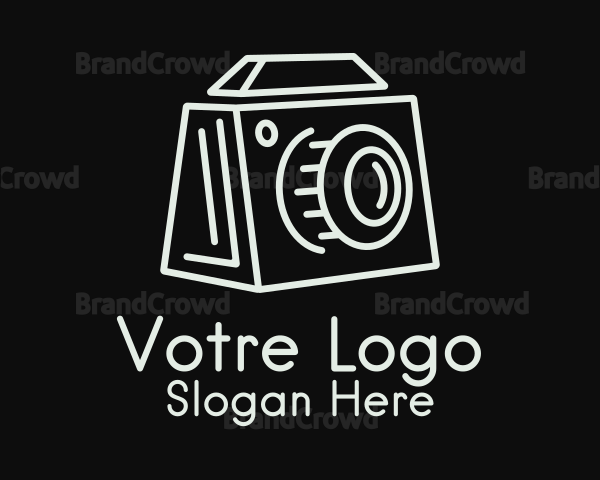 Minimalist Box Camera Logo