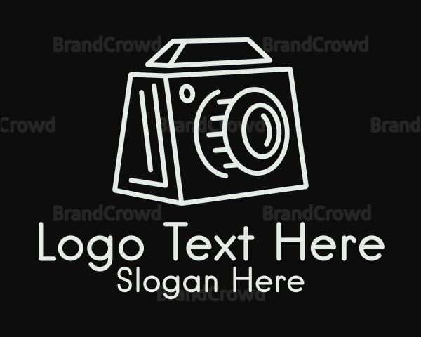 Minimalist Box Camera Logo