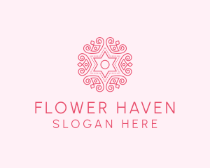 Decorative Flower Boutique logo design