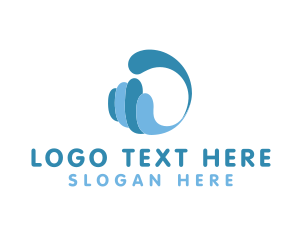 Lawyer - Marketing Business Hand logo design