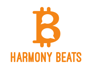 Money - Bitcoin Chat Messaging logo design