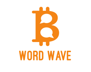 Message - Bitcoin Chat Messaging logo design