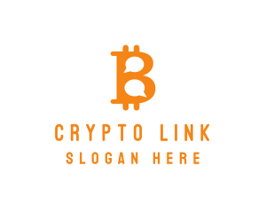 Altcoin - Bitcoin Chat Messaging logo design
