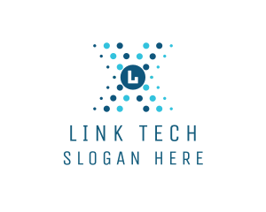 Futuristic Tech Business logo design