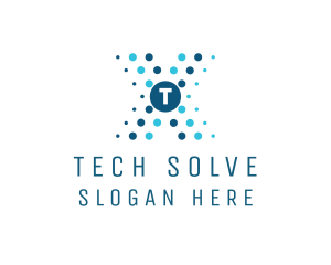 Futuristic Tech Business logo design