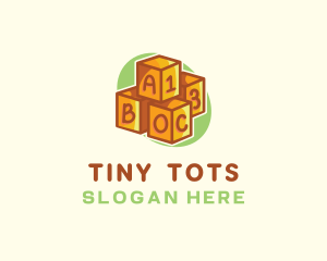 Preschool - Preschool Toy Block logo design