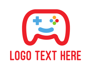 Controller - Smile Game Controller logo design