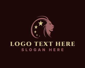 Lux - Premium Star Lion logo design