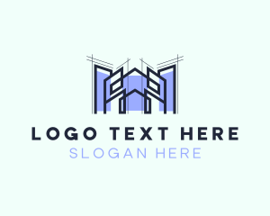 Industrial - Real Estate Architecture logo design