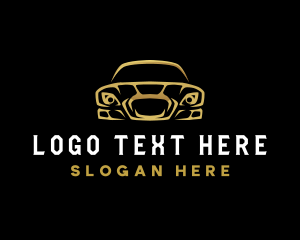 Transport - Sedan Vehicle Detailing logo design