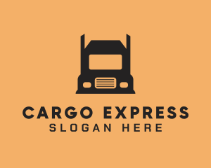 Cargo Freight Trucker logo design