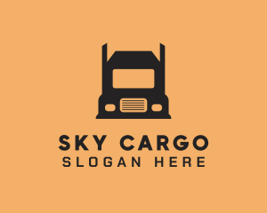 Cargo Freight Trucker logo design