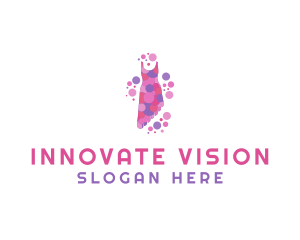 Pink Fashion Dress Logo