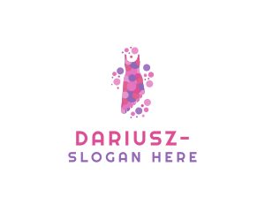 Clothing Shop - Pink Fashion Dress logo design