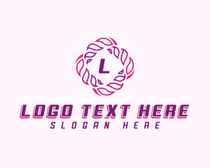 E Commerce - Digital Swirl Vortex logo design