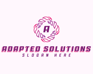 Digital Swirl Vortex logo design