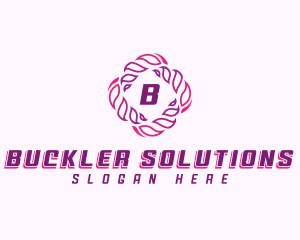 Digital Swirl Vortex logo design