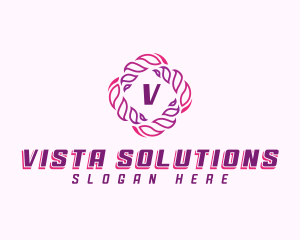 Digital Swirl Vortex logo design