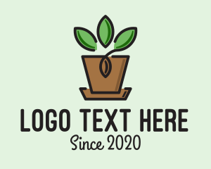 Gardening - Garden Plant Pot logo design