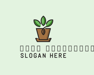 Garden Plant Pot  Logo