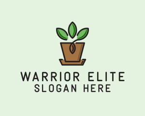 Garden Plant Pot  Logo