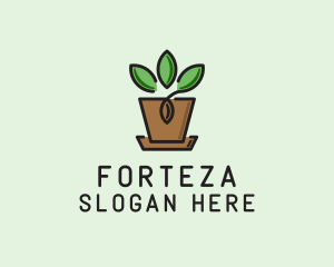 Garden Plant Pot  logo design