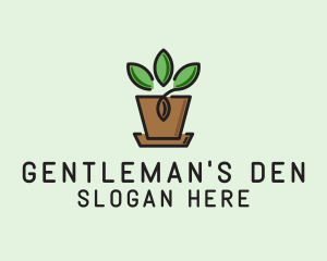 Garden Plant Pot  logo design