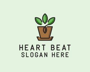 Garden Plant Pot  logo design